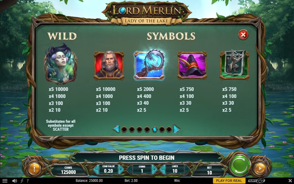 Lord Merlin and the Lady of the Lake Rules
